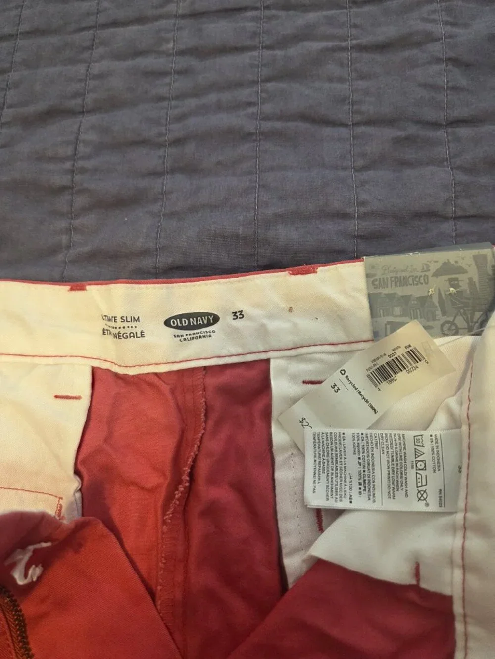 Salmon old navy shorts
